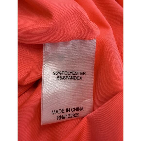 Superdown Alanie Neon Pink One-Shoulder Cutout Maxi Dress Size M - Picture 12 of 13